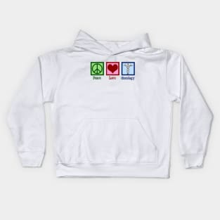 Peace Love Oncology Kids Hoodie